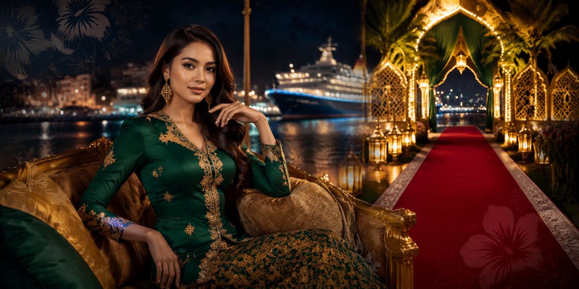 Suasana perayaan Hari Raya dengan bonus selamat datang fm200 Malaysia